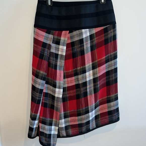 Public School Ilha Plaid High-Waist A-Line Skirt - Picture 9 of 9